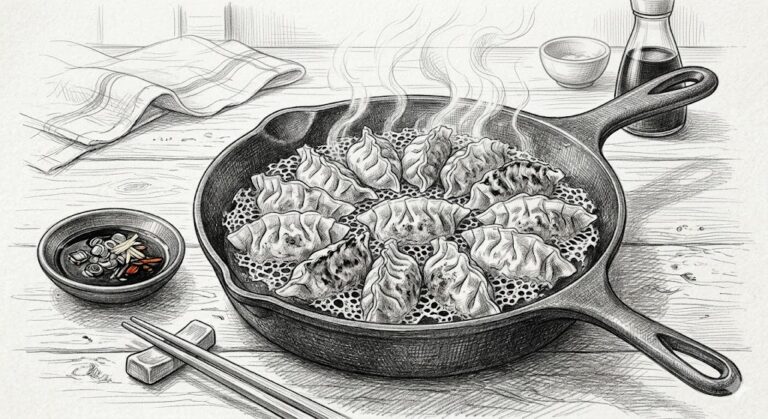 Gyoza - illustrated recipe