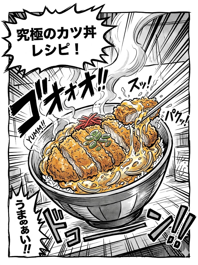 Katsudon - illustrated recipe