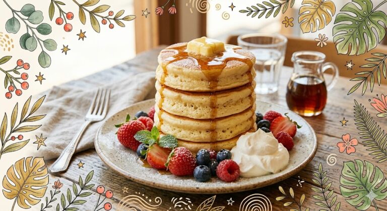 Souffle Pancakes - illustrated recipe