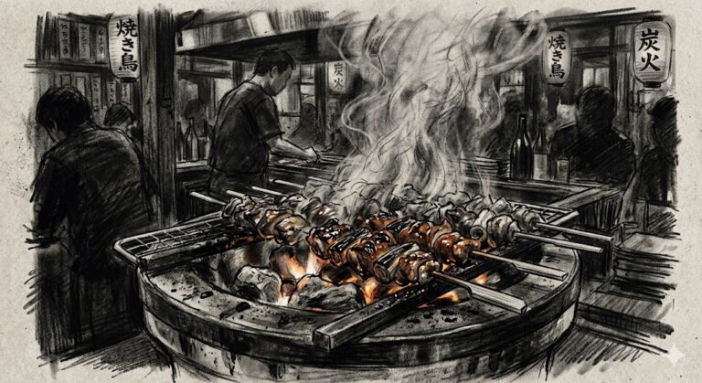 Yakitori - illustrated recipe