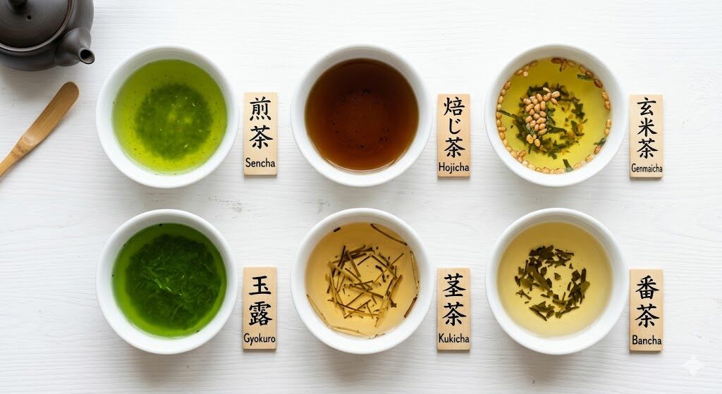 Featured image for japanese green tea types